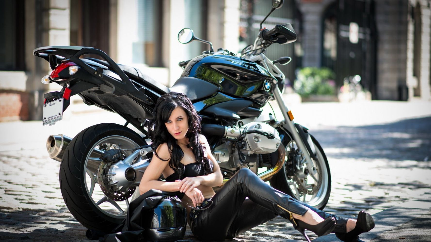 European women on bikes in Asuncion