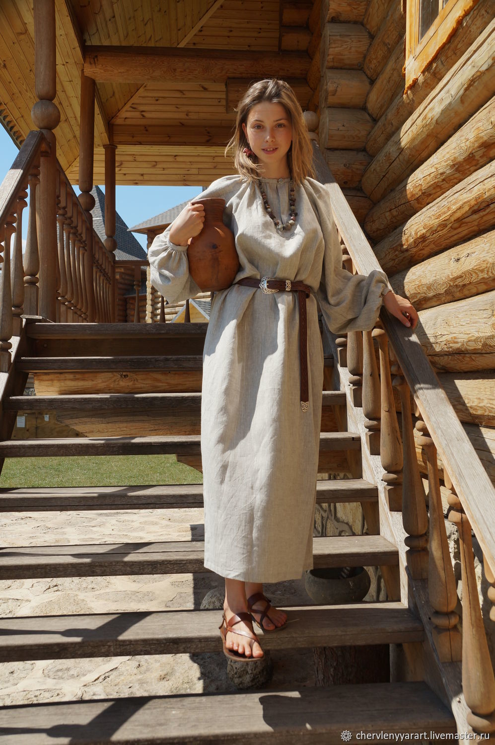 Girls in Slavic costumes in Asuncion