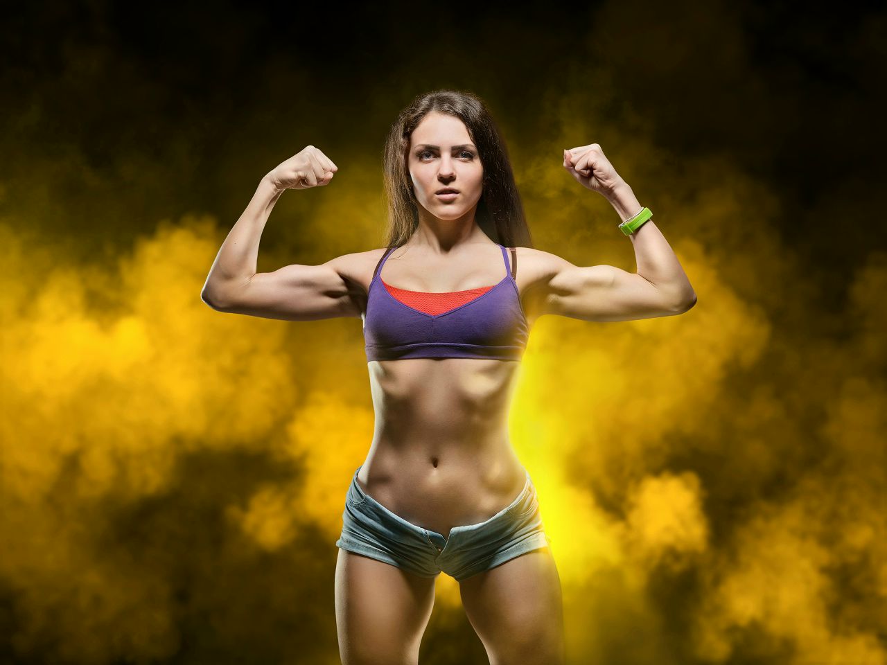 Athletic girls in Asuncion